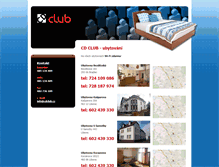 Tablet Screenshot of cdclub.cz
